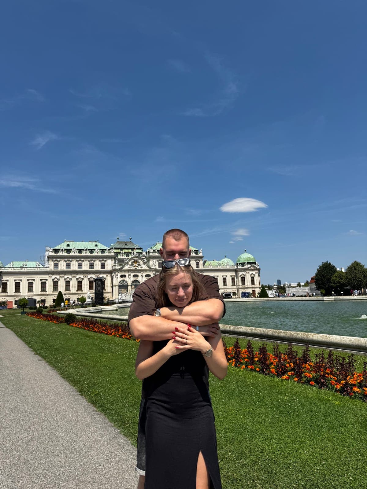 Szymon na spacerze